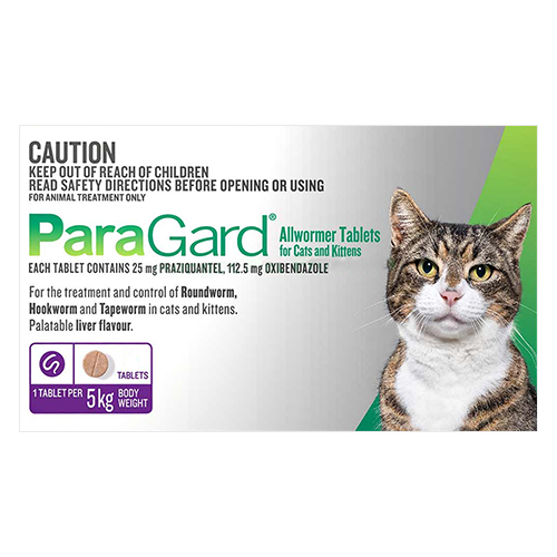 Paragard Allwormer Tablets for Cats