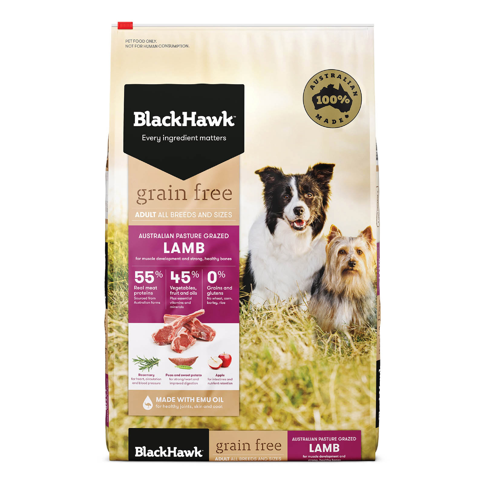 Black Hawk Adult Grain-Free Lamb Dog Food - Premium Grain-Free Nutrition