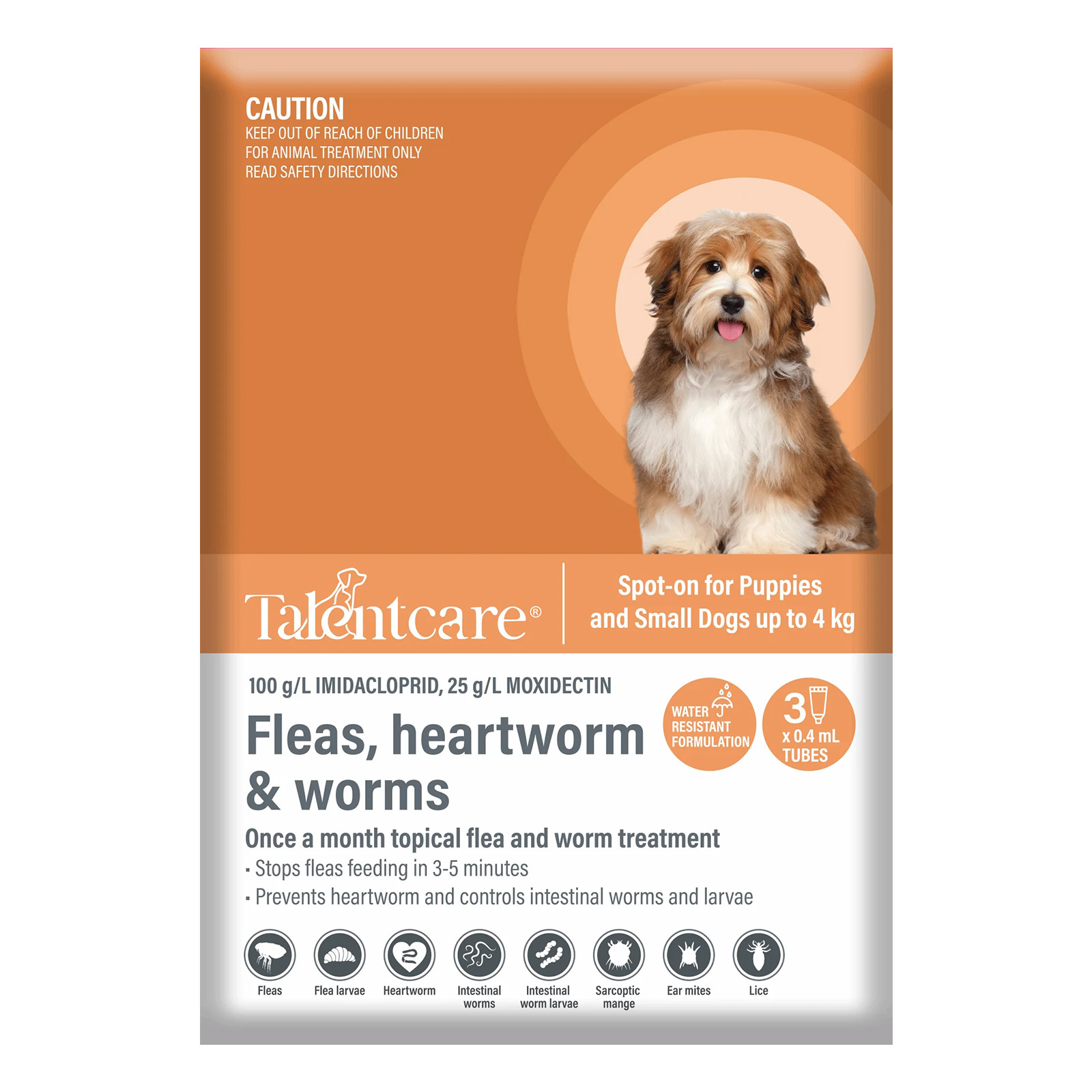 Talentcare Spot On Dog Flea & Worm Treatment for Dog