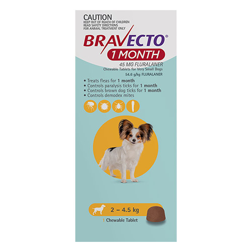 Bravecto 1 Month Chew for Dogs