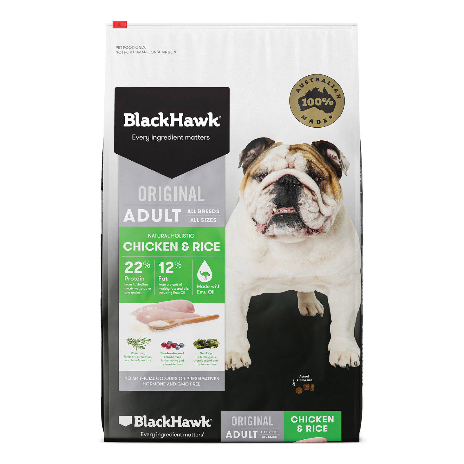 Black Hawk Adult Chicken & Rice Dog Food - Quality Nutrition for Dogs