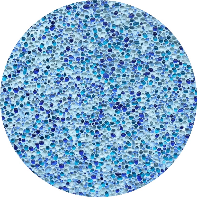 Swimming Pool Glass Beads Finish: Get Customisable Colour Option