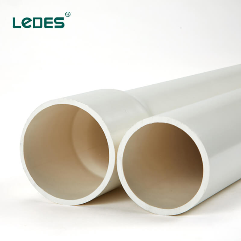 Ledes Communications Conduit PVC Electrical Pipe - White