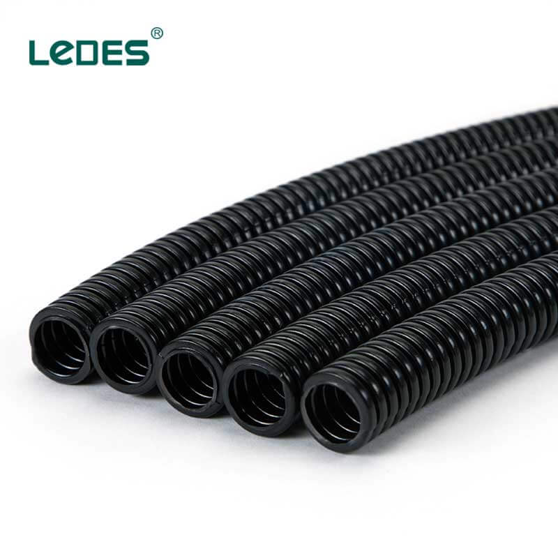 Ledes ASNZS & IEC Certified PVC Corrugated Conduit Black