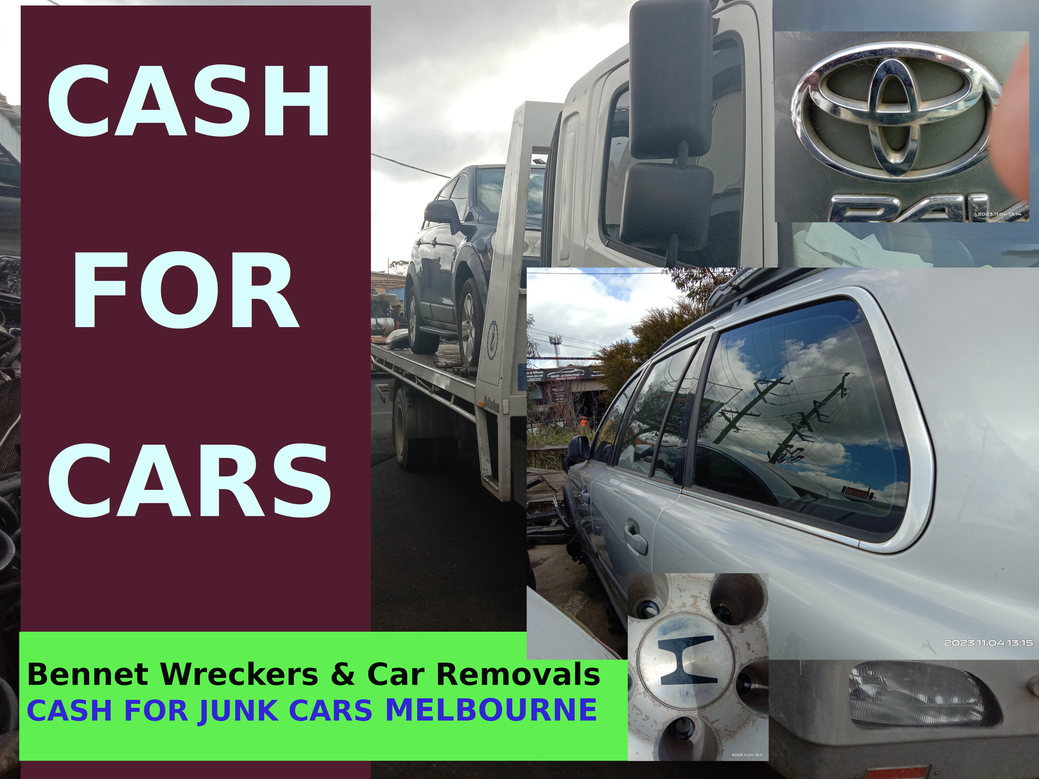Bennet Wreckers And Cash For Car Removals