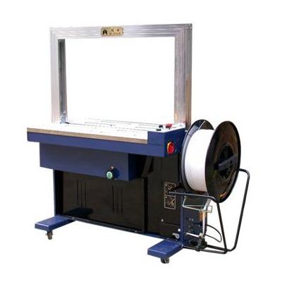 Get Packed supply both Automatic (as per image) and semi-automatic strapping machines.
