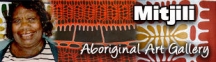 Logo for Mitjili Aboriginal Art Gallery